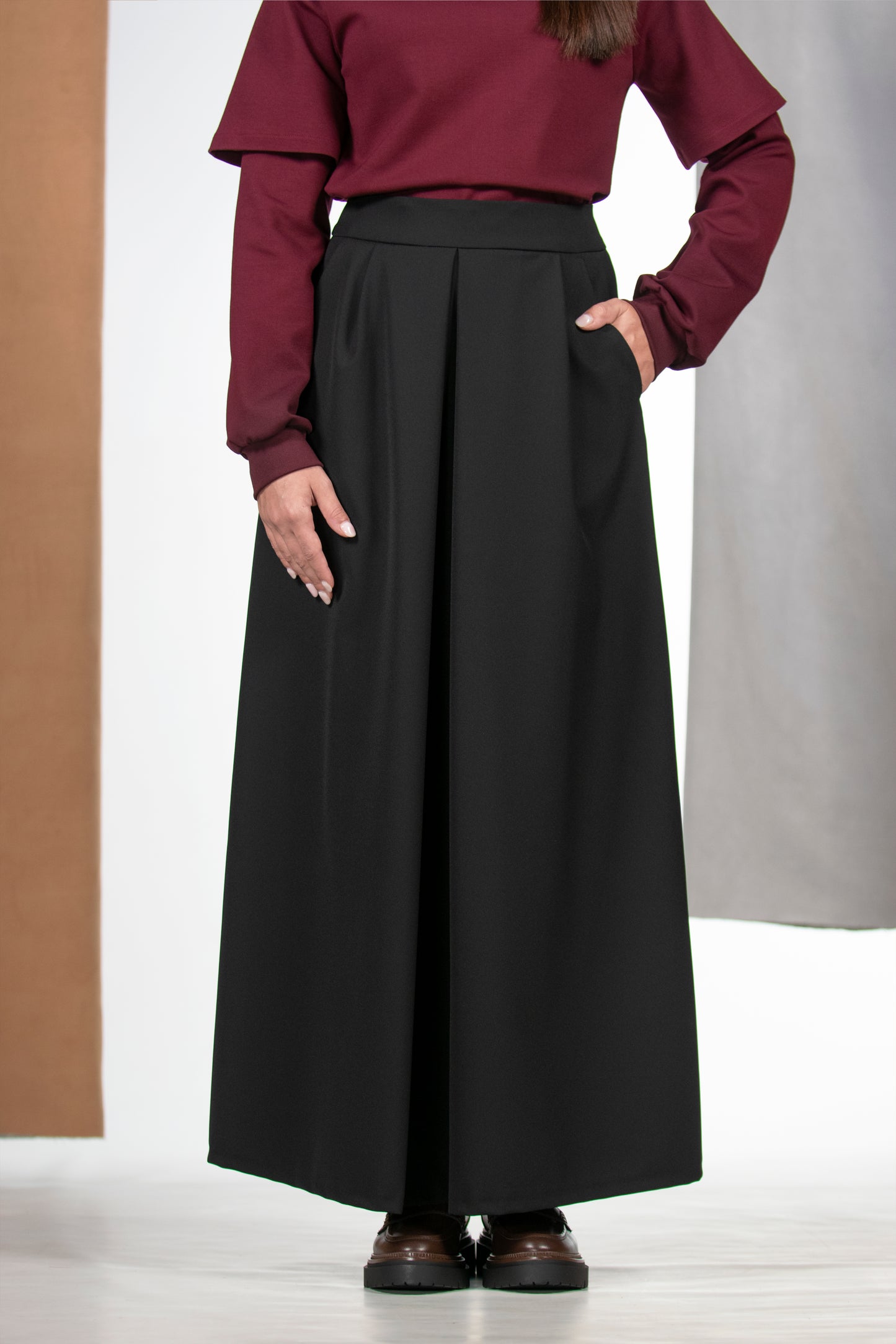 GONNA SALOPETTE TRASFORMABILE AZALEA NERA VEGAN