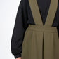 MAGLIA FELCE NERA IN CALDA FELPA VEGAN