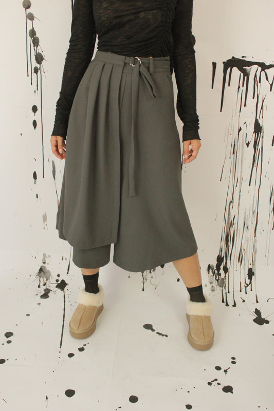 PANTAGONNA DORITIS CON PANNELLO A PIEGHE VEGAN