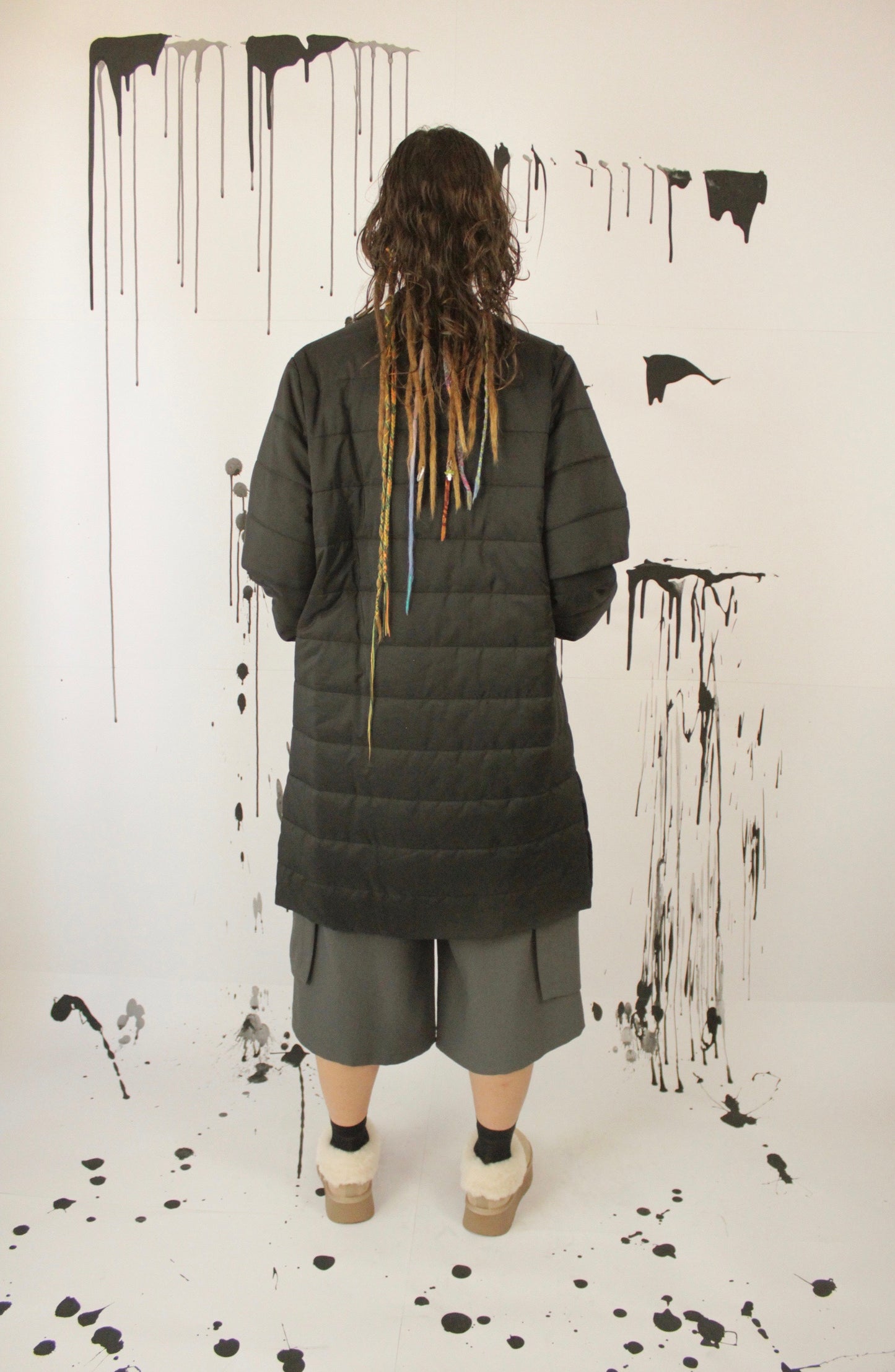 CAPPOTTO IMBOTTITO MUME NERO VEGAN