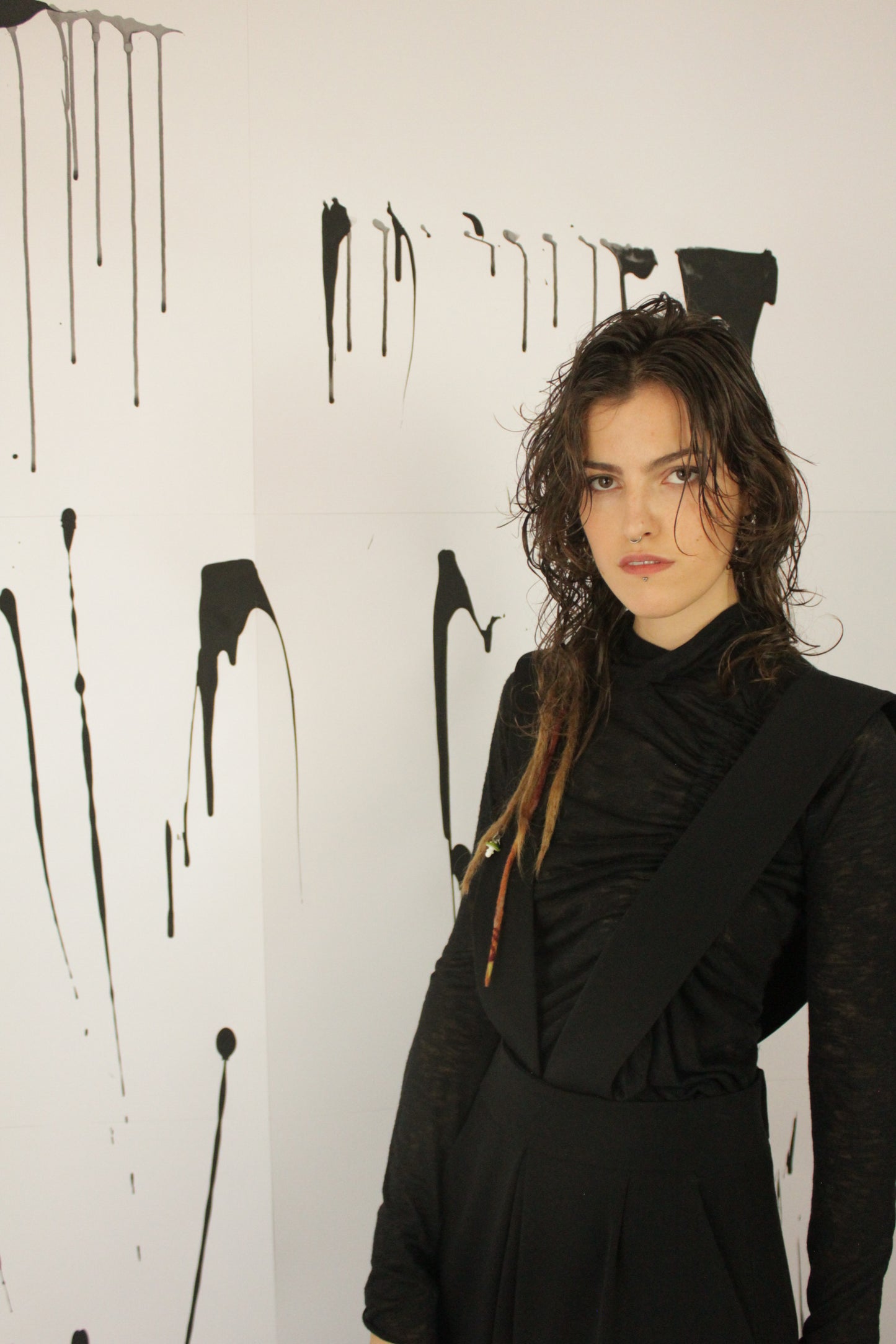 GONNA SALOPETTE NERA AZALEA VEGAN