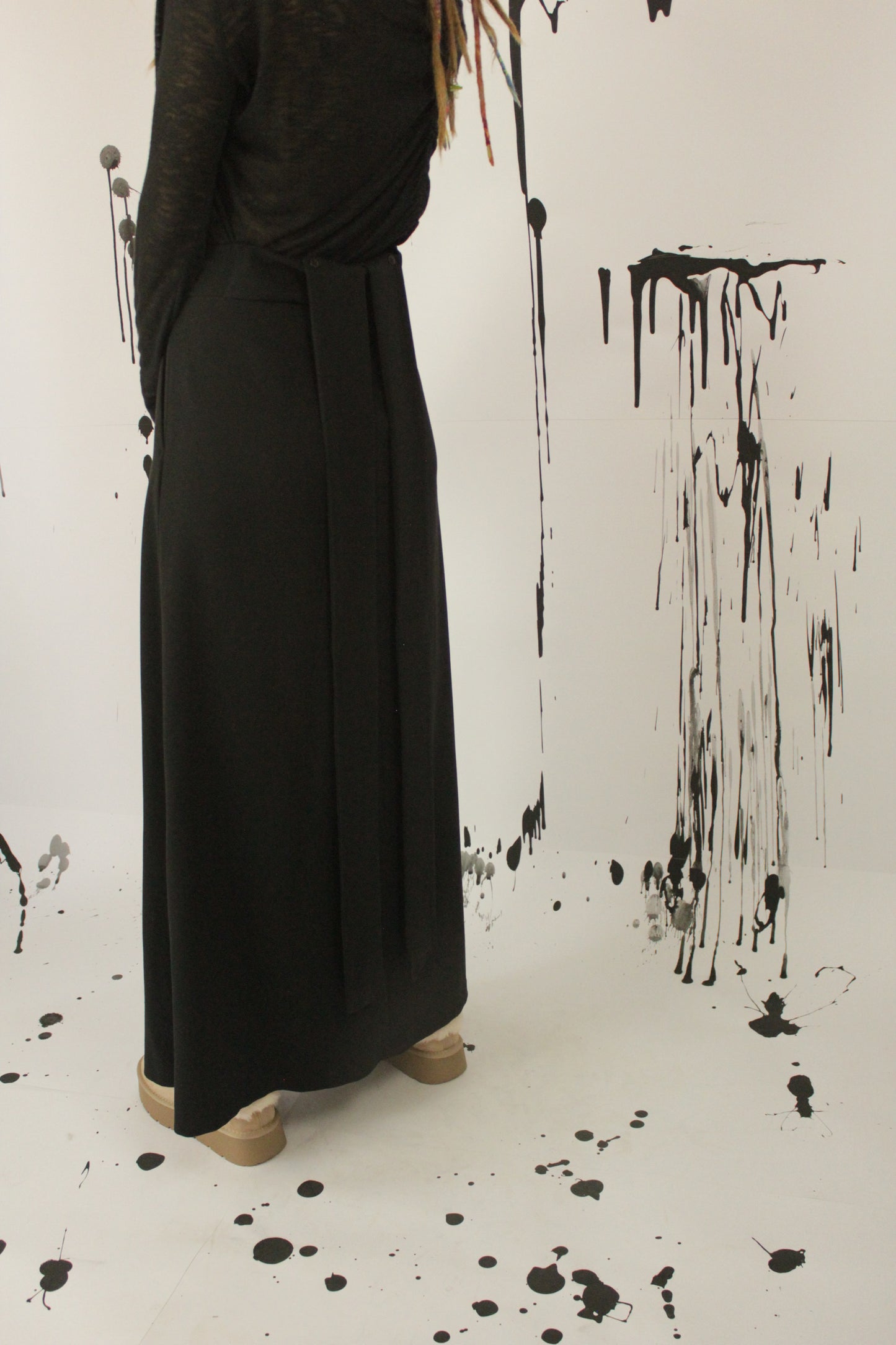 GONNA SALOPETTE NERA AZALEA VEGAN