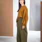 PANTALONE SAKURA VERDE OLIVA VEGAN
